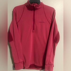 Outfitter Trading Co 1/4 zip performance Pink Park City pullover Jacket size XL
